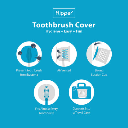 Flipper | Toothbrush Cover | Fun Animal Series