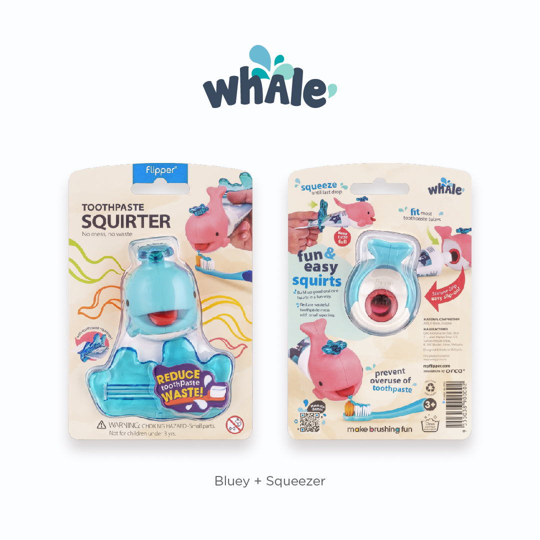 Flipper | Oral Care Accessories | Whale Toothpaste Squirter