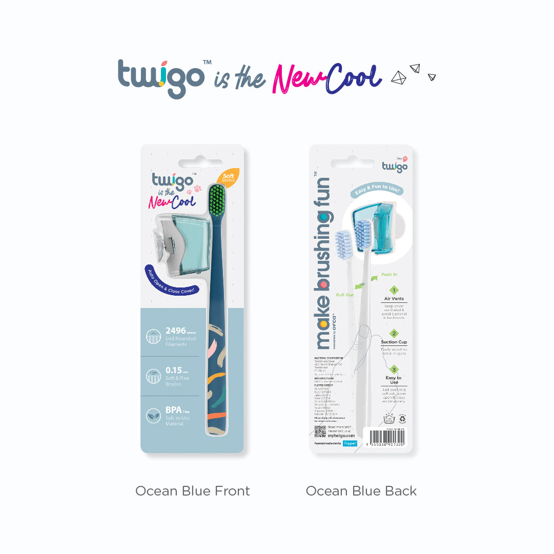 Flipper | Toothbrush Cover | Twigo Combo Travel Set